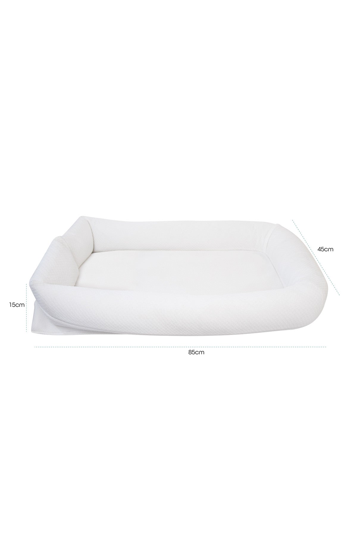 MOON  Organic Baby Nest fabric - White,Organic fabric, Baby Nest