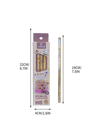 Star Babies - Cute Cartoon Patterned Student Pencils - 10 Pcs