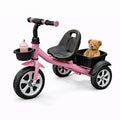 StarMarz Toddler 3-Wheel Tricycle Ride-On Toy with Safety Seat, Cup Holder & Rear Storage Basket - Pink
