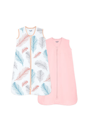 MOON Organic Sleepsack -Feature and Pink S/M