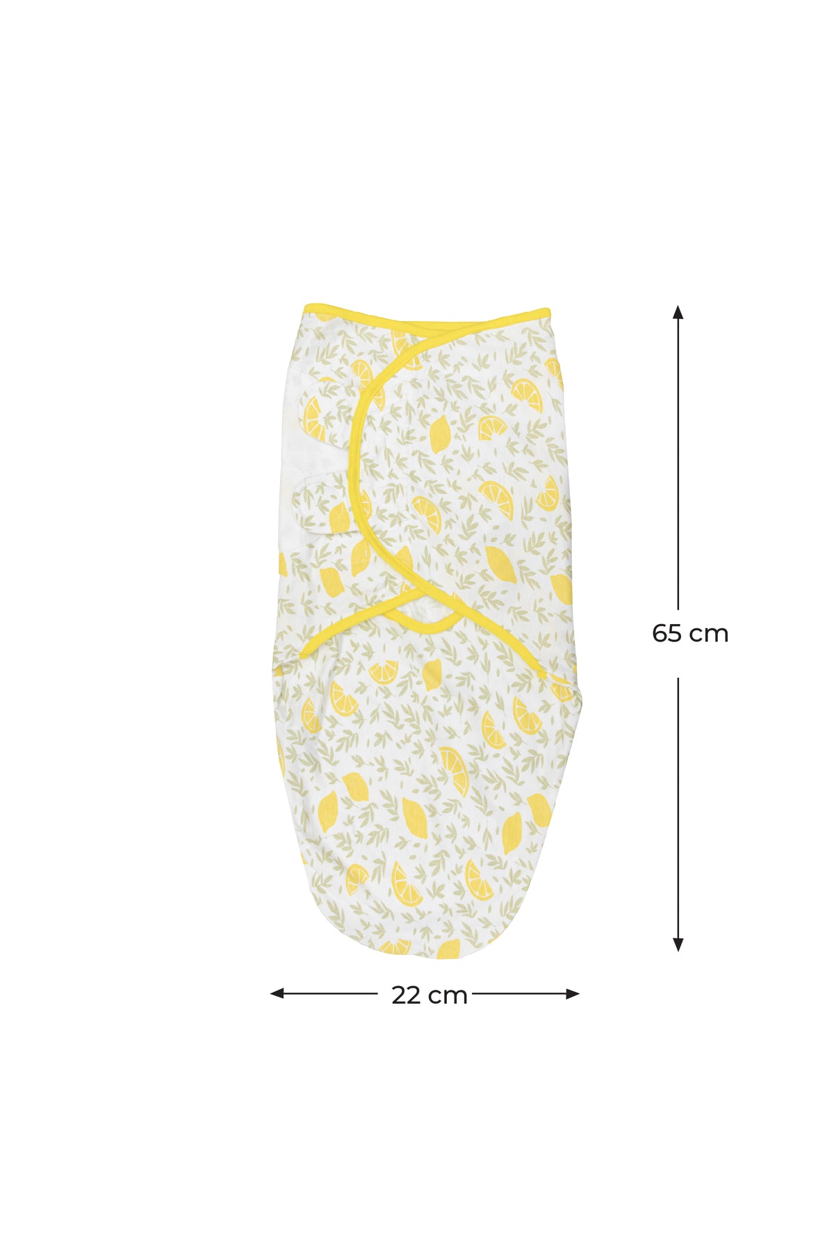 Moon Organic Swaddle Lightweight and Breathable Pack of 1- Lemon