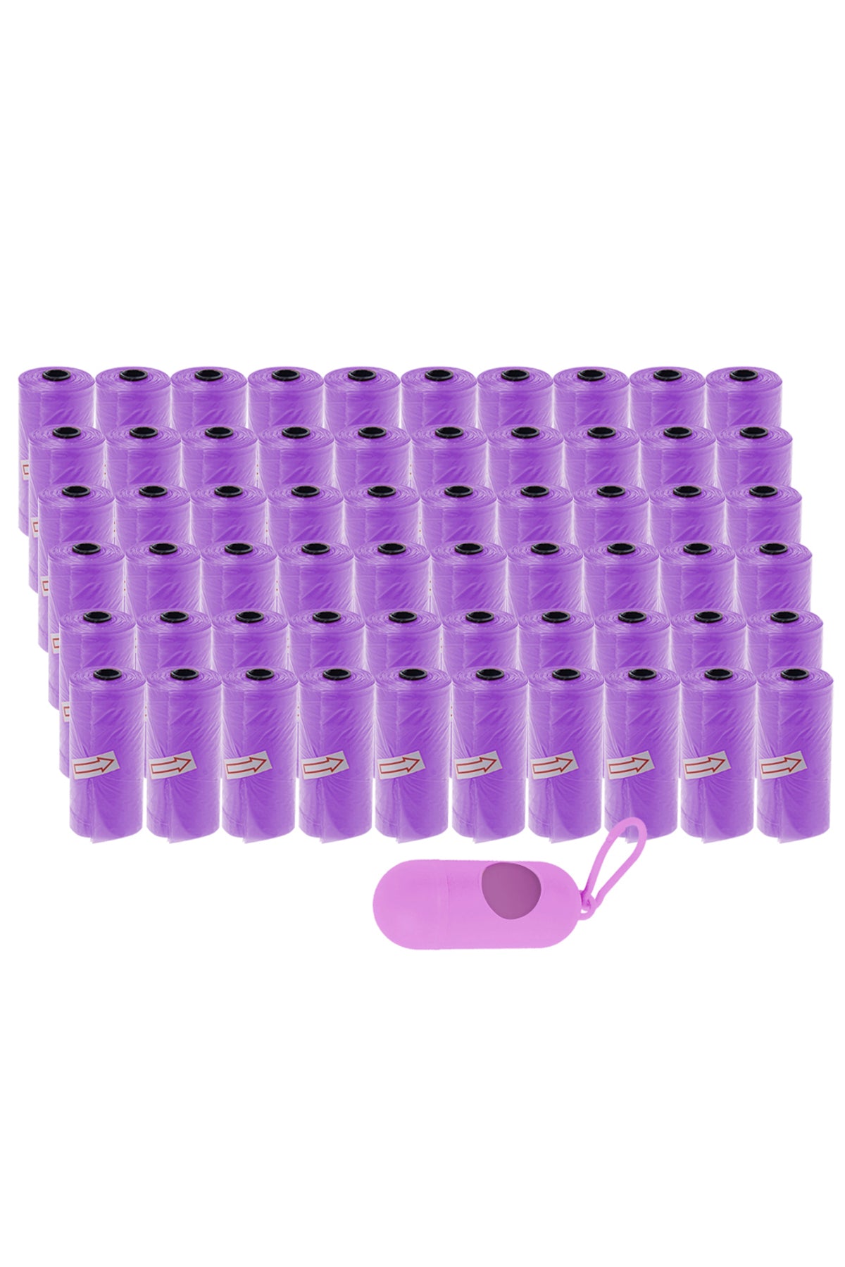 Star Babies - Disposable Scented Nappy Bag With Dispenser - Lavender - Pack of 60 - 900pcs