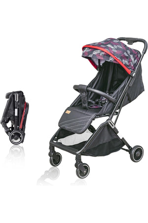 MOON Pronto Autofold stroller -Leaf Pattern