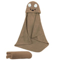 Star Babies - Microfiber Hooded Towel - Grey