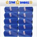 Star Babies - Disposable Scented Bag Pack of 10/150 Bags - Navy Blue