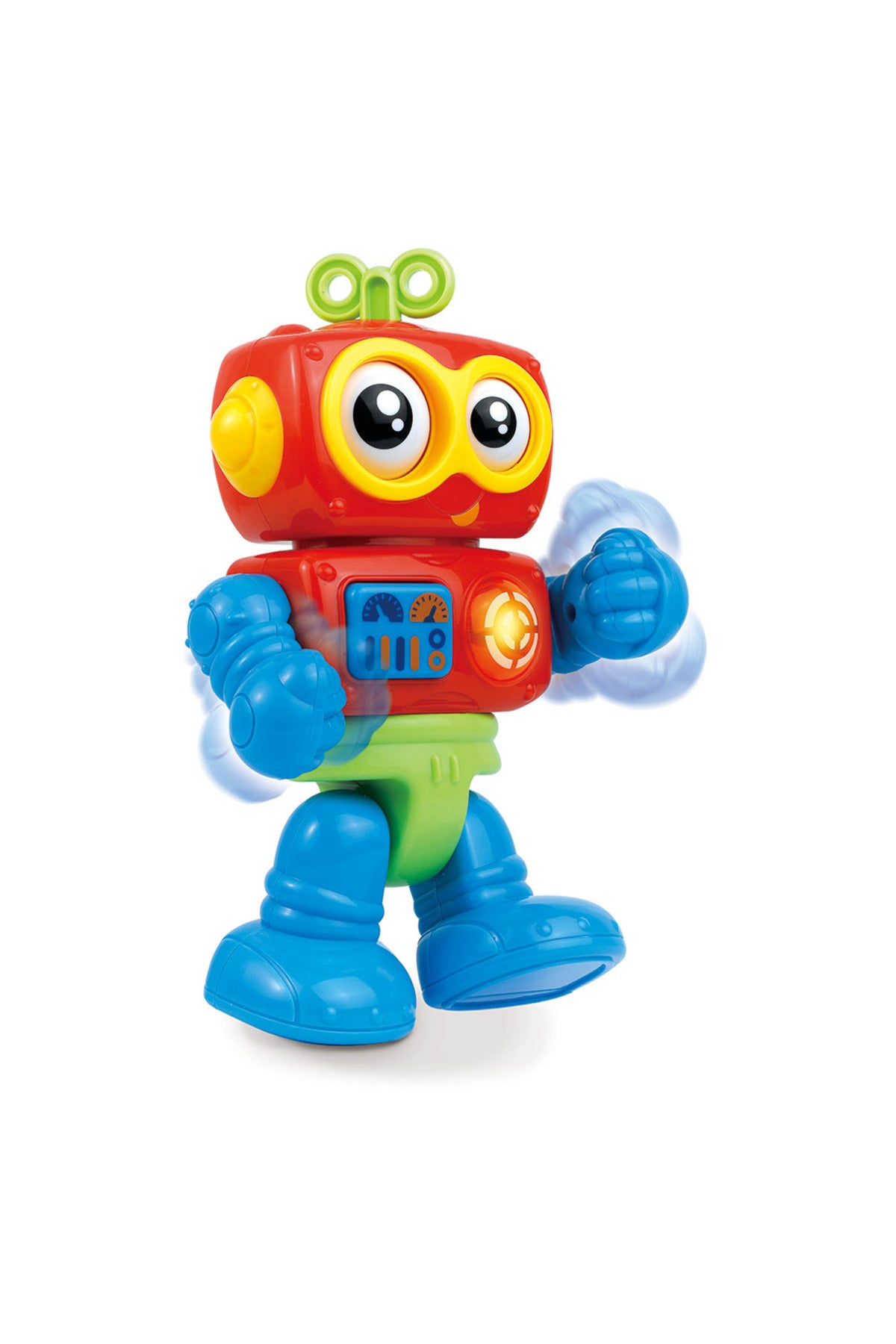 Little Learners My First Little Bot - Eye Rolling, Light & Sound, Multi-Articulated Arms & Legs, 12M+