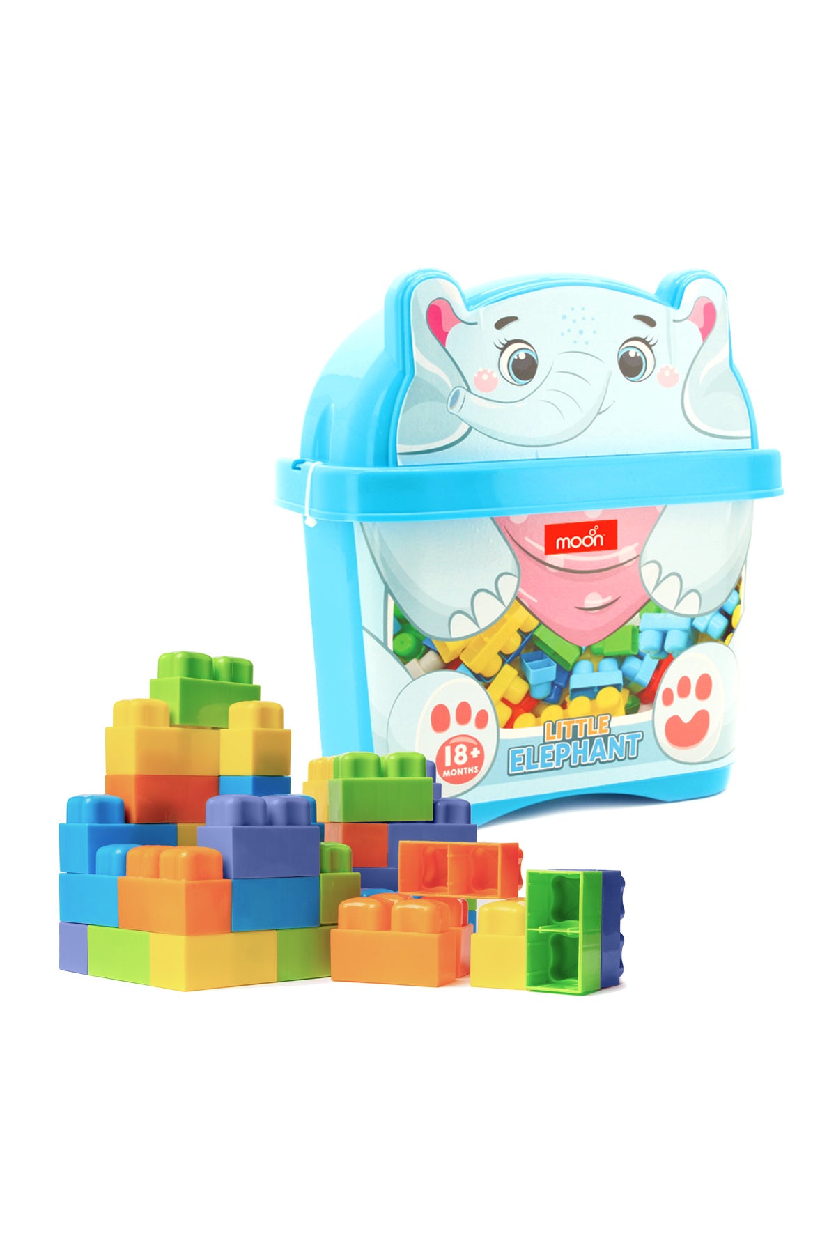 MOON Creative Block Toys for Kids 30PCS (ELEPHANT)