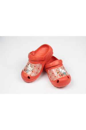 Hello Kitty Kids Clogs With Comfortable Fit And Fun Design Lightweight & Comfortable Slip-On Sandals – Red