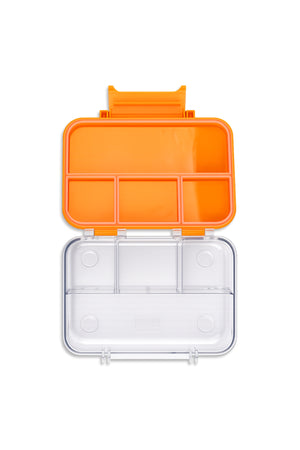 Cocobee Tritan Bento Lunch Box – 4 Compartments, Leakproof, Bpa-Free, 585Ml (3 Years+) – Orange