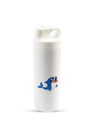 Cocobee Kids Stainless Steel Vacuum Flask – 550Ml, Leakproof, Odour-Free, Food Grade Material – Age 3+( White)
