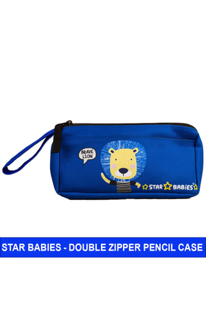 Star Babies - Double Zipper Pencil Case - Dino