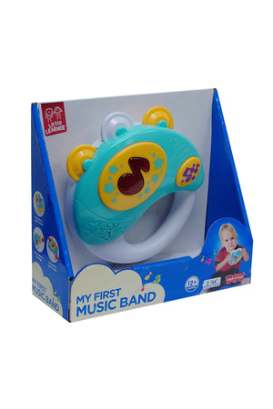 MY FIRST TAMBOURINE by Little Learners - Fun Songs, Easy to Grab Handle, Motion Activation - Perfect for Young Musicians