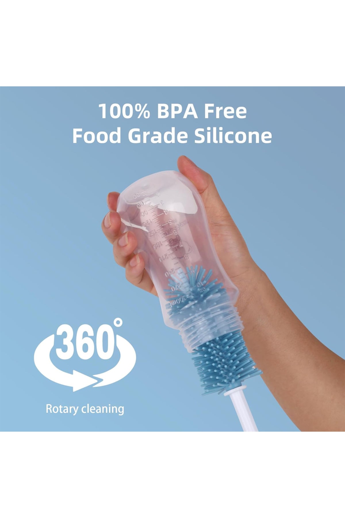 Star Babies - Bottle Cleaner Brush Set - 3 Pcs - Blue