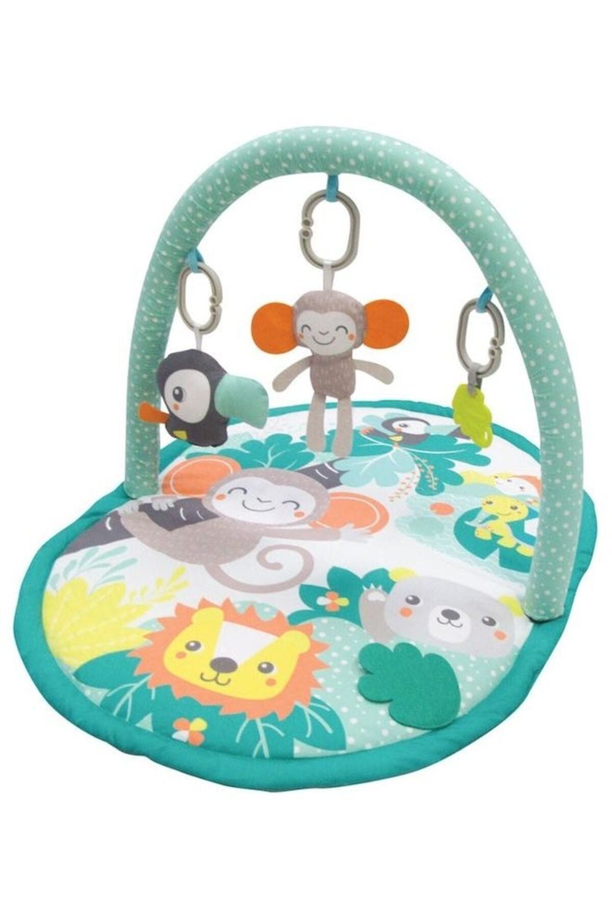 MOON Jungle friends mat with single arch, Om+, Baby playmat & Activity Gym