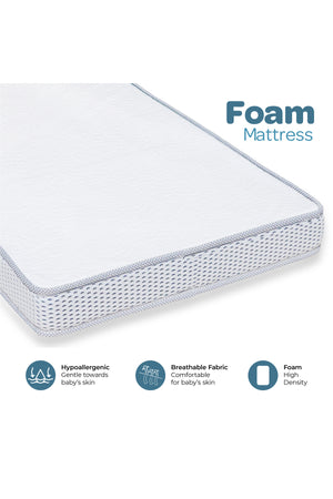 Moon Foam Baby Crib Mattress  - 70 x 133 x 10 cm