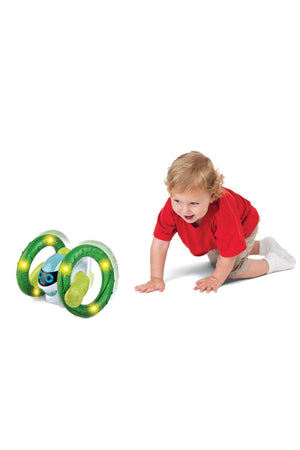 Little Learners Roll 'n Glow Robot - Motorized Rolling Baby Toy