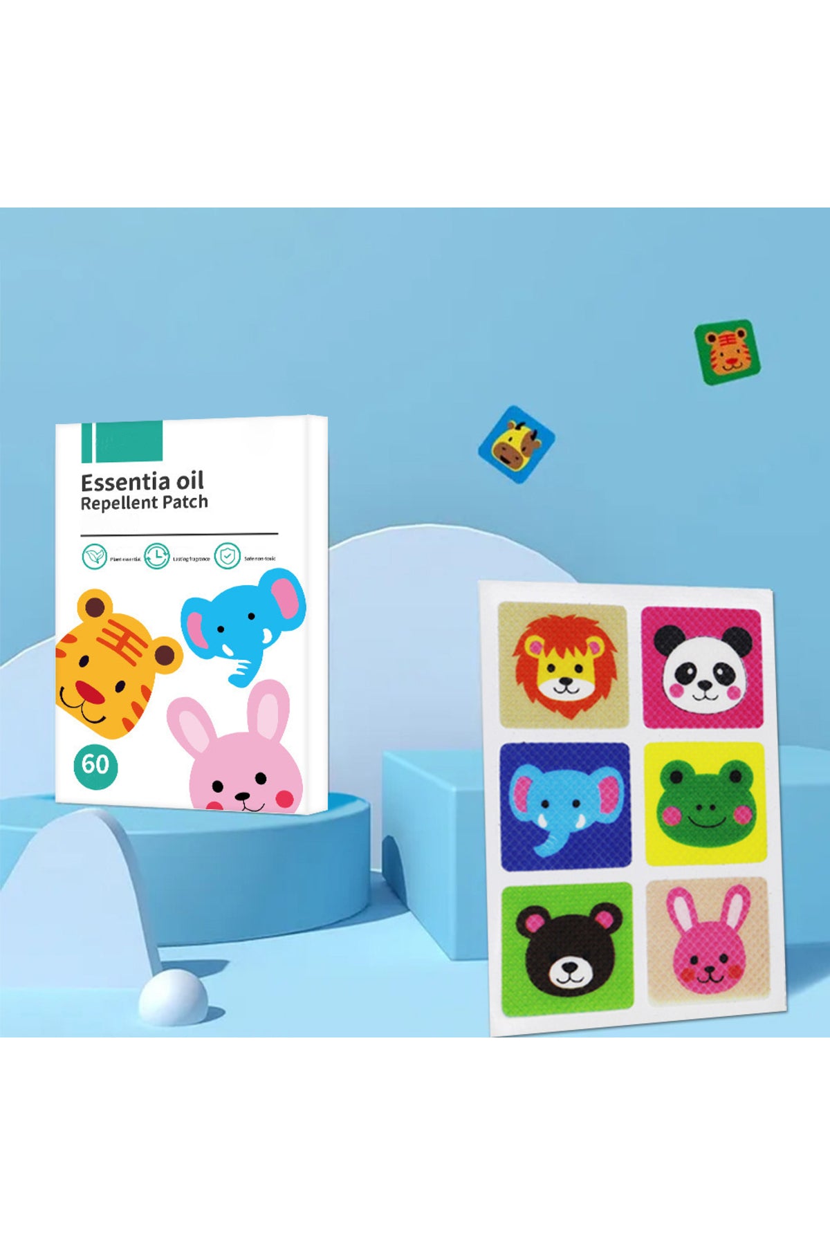 Kikibebe Mosquito Repellent Patches – Breathable And Soft – Multicolor