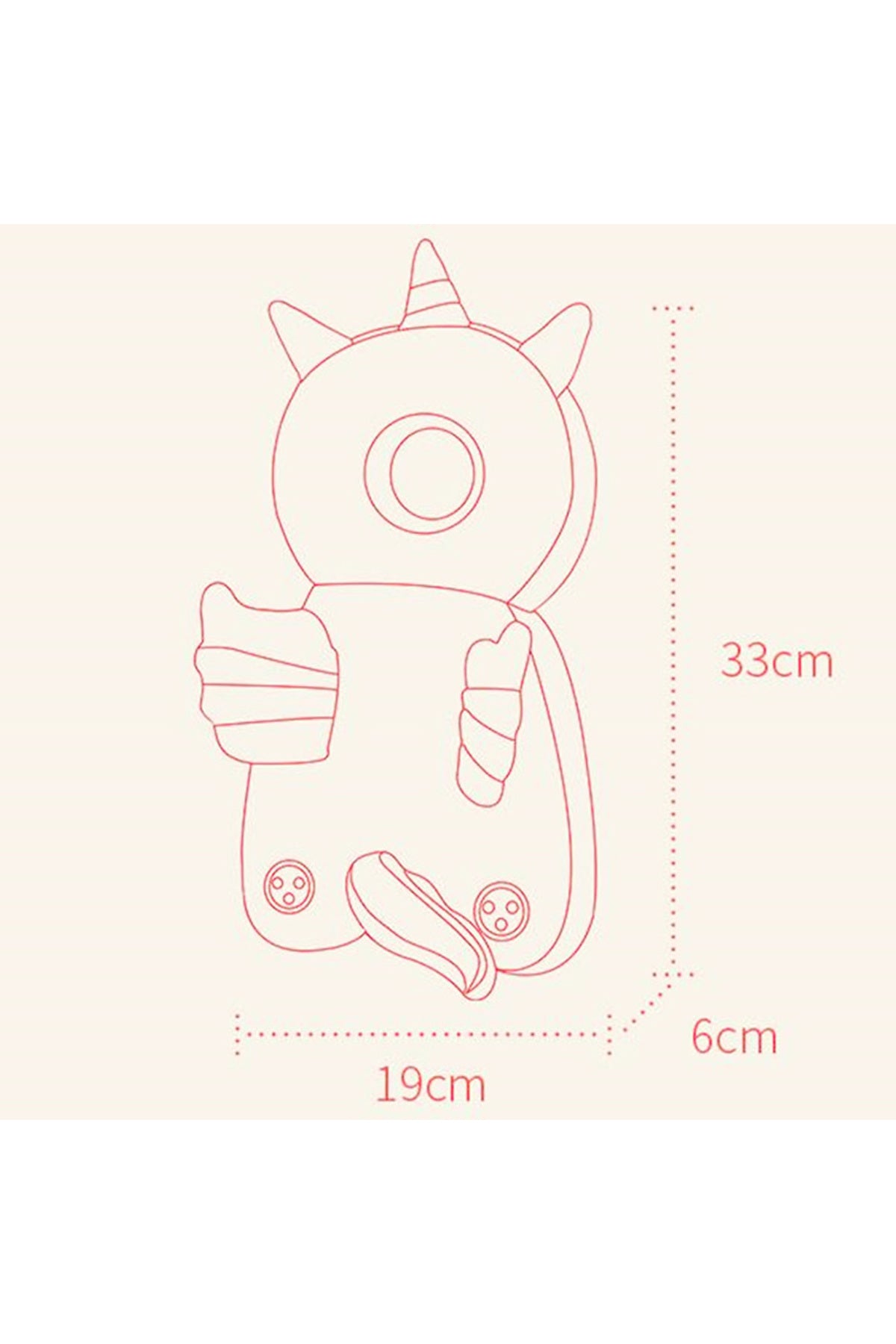 Star Babies Baby Head Support - Pink