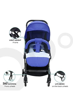 MOON Travel-Lite  - Cabin Stroller,Royal blue