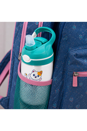 Cocobee Green Tritan Leakproof Water Bottle – Bpa-Free, 480Ml, Push Button Lid, Age 3+-Green