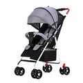 Star Babies - Lightweight Foldable Travel Stroller W/ Storage Basket  & Detachable Bumper