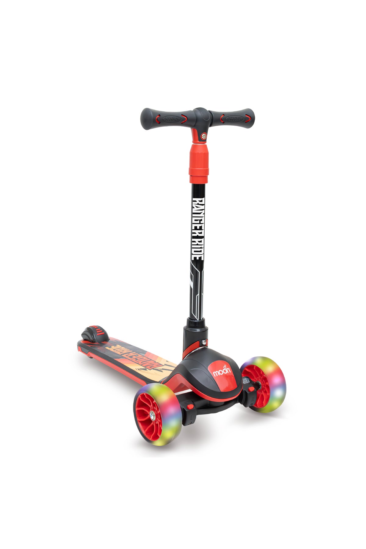 MOON  Ranger Ride kids skate scooter-Red