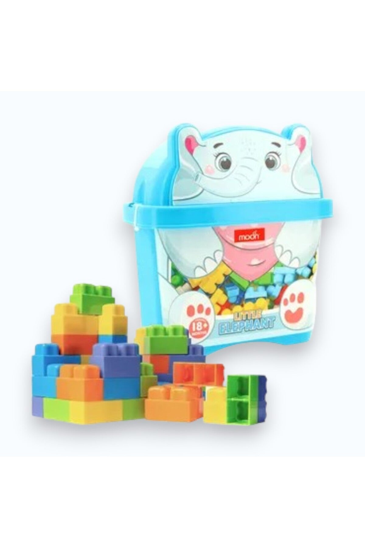 MOON Creative Block Toys for Kids 30PCS (ELEPHANT)