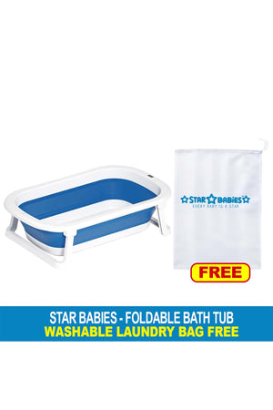 Star Babies Foldable Bathtub - Blue