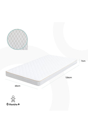 Moon Foam Baby Crib Mattress  - 70 x 140 x 10 cm
