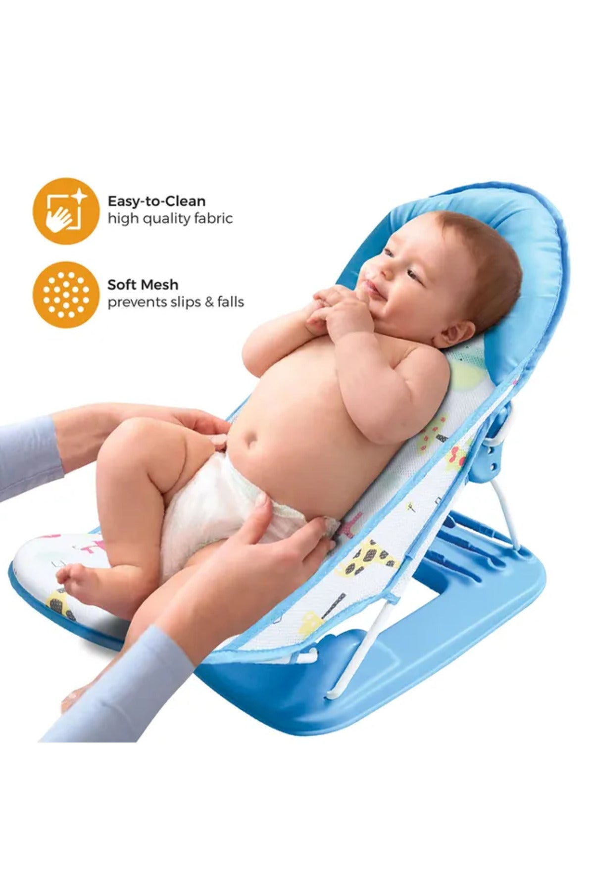 MOON Shower Me Baby Bather - Light Blue