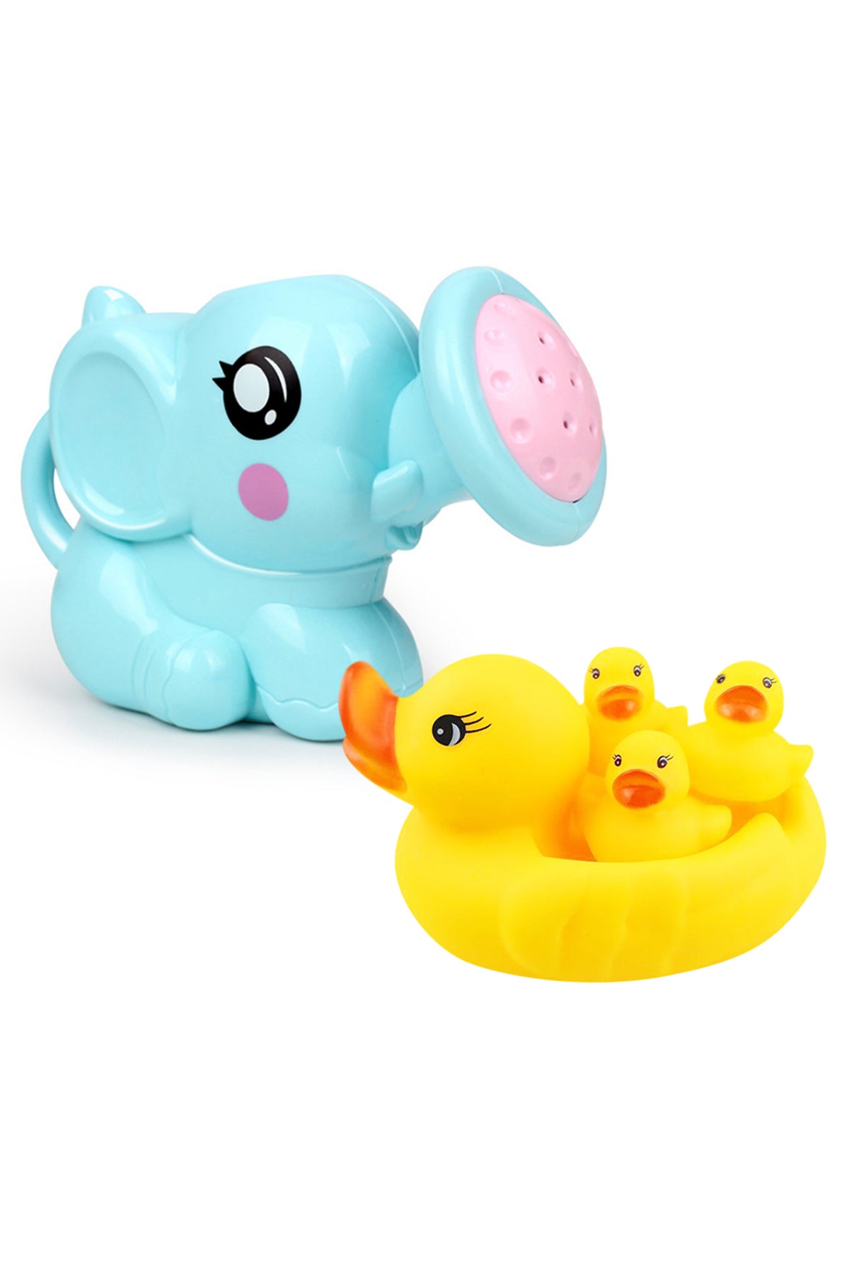 Star Babies - Kettle Toy w/ Rubber Duck - Pack Of 2 - Blue/Yellow