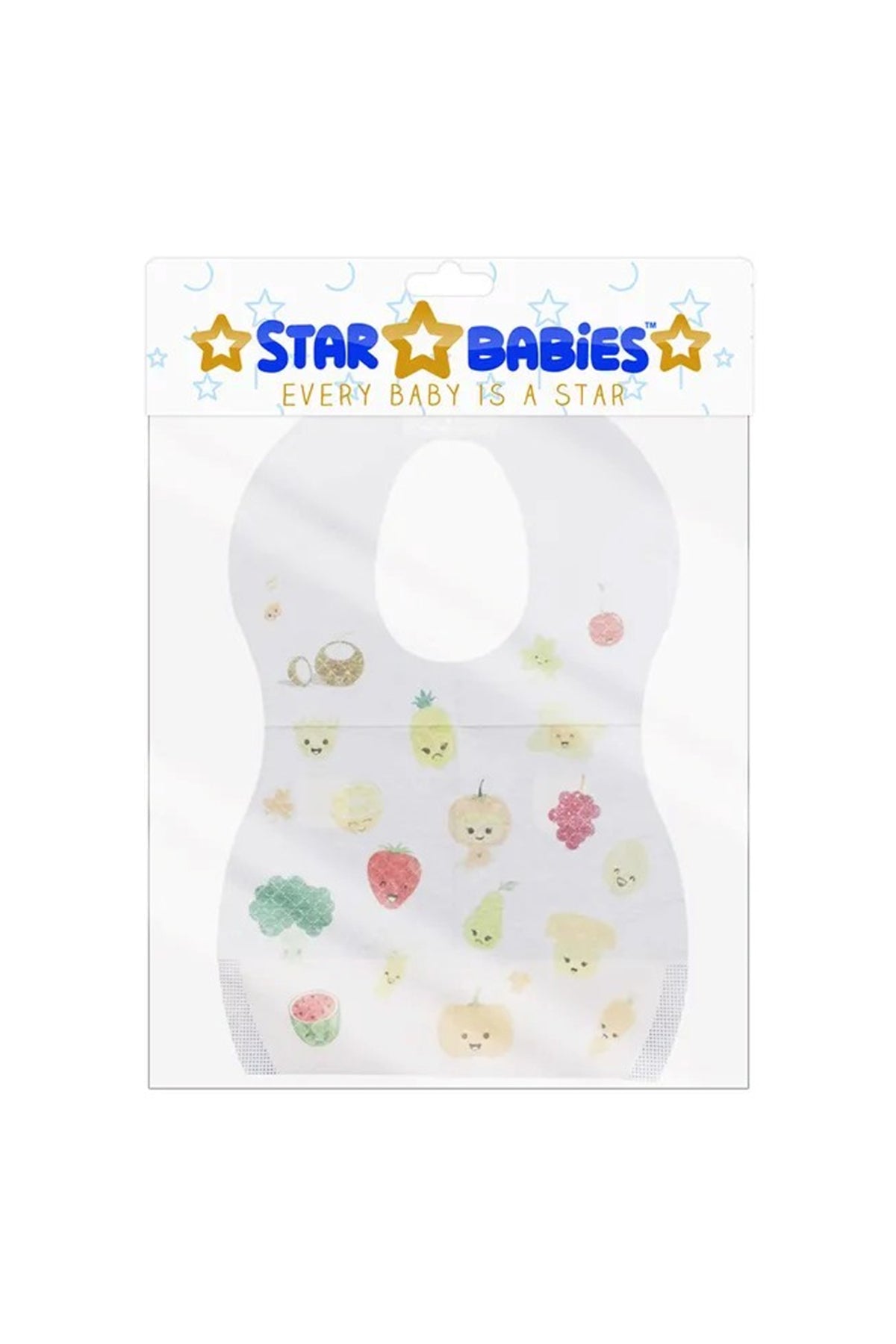 Star Babies - Disposable Bibs - Pack Of 20 - Fruits