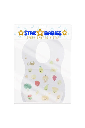 Star Babies - Disposable Bibs - Pack Of 20 - Fruits