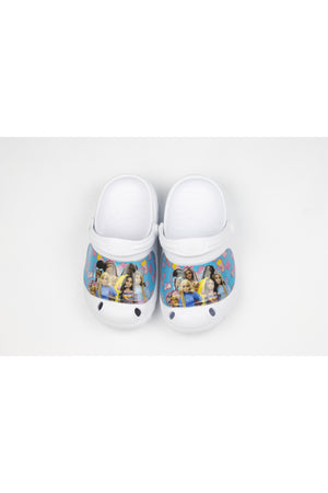 Barbie Kids Clogs – Lightweight, Comfortable Slip-On Sandals – White