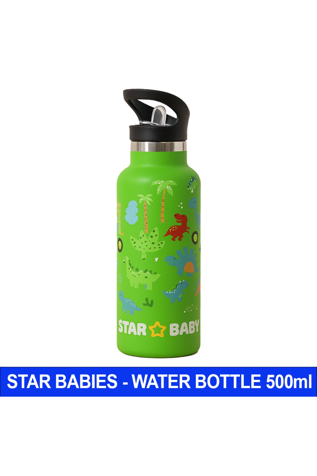 Star Babies - Stainless Steel Water Bottle - Jungle - 500ml