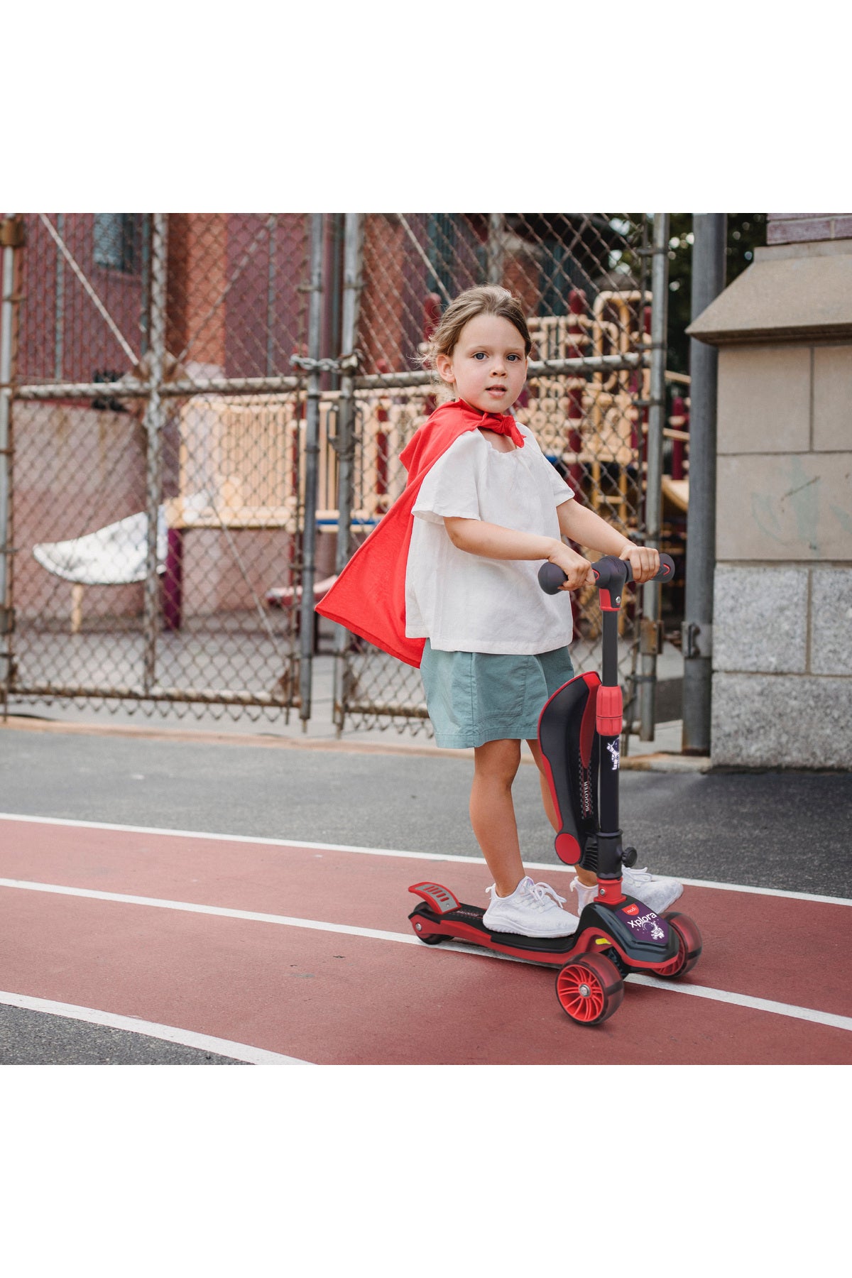 MOON Xplora Baby Scooter with seat- Red