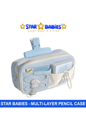 Star Babies - Pencil Case With Handle - Blue