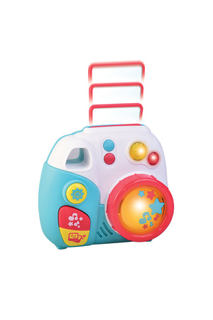 Little Learners My Fun Camera - Light & Sound, Swirling Lens, Flashing Light, 12M+