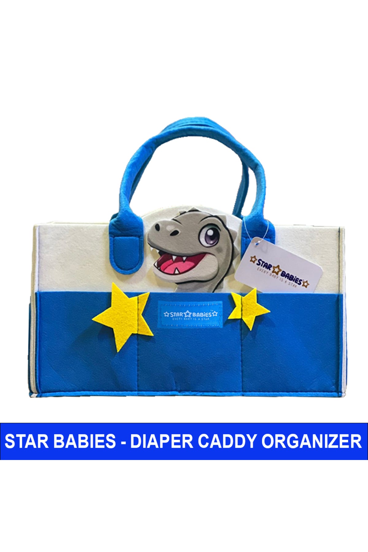 Star Babies Caddy Diaper bag organizer - Multicolor New - Dino Design