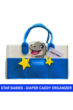 Star Babies Caddy Diaper bag organizer - Multicolor New - Dino Design