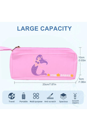 Star Babies - Double Zipper Pencil Case - Little Mermaid