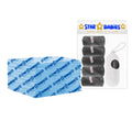 Star Babies Disposable Changing Mat + Scented Bags + Dispenser - Black