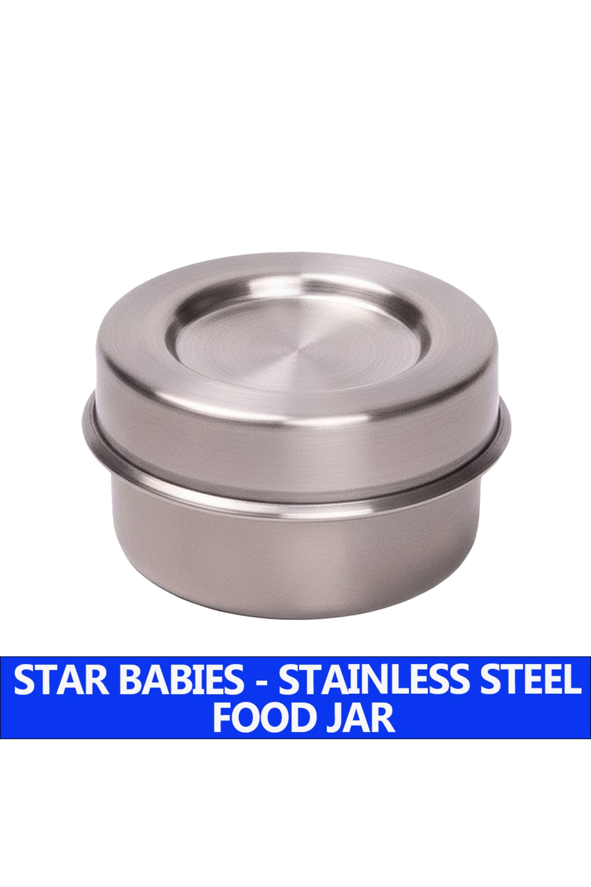 Star Babies - Stainless Steel Food Storage - Silver - 50 ml