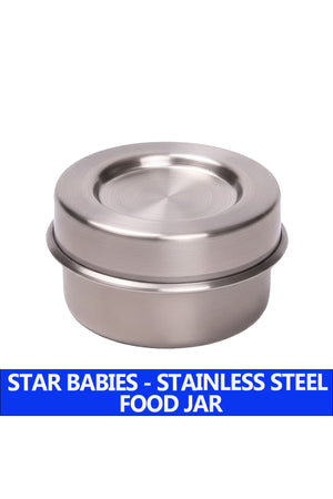 Star Babies - Stainless Steel Food Storage - Silver - 50 ml