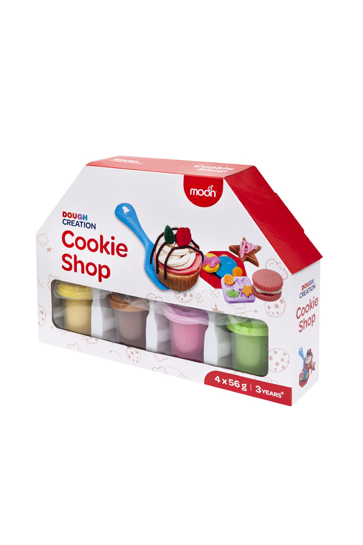 MOON Kid's Dough My Cookies Shop 4 x 2oz dough pot.