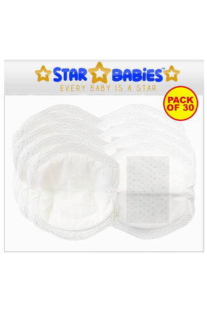 Star Babies Disposable Breast Pad, Pack Of 30