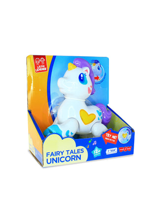 Little Learners Fairy Tales Animals - Light & Sound, Multi-Articulated Head & Legs, Unicorn