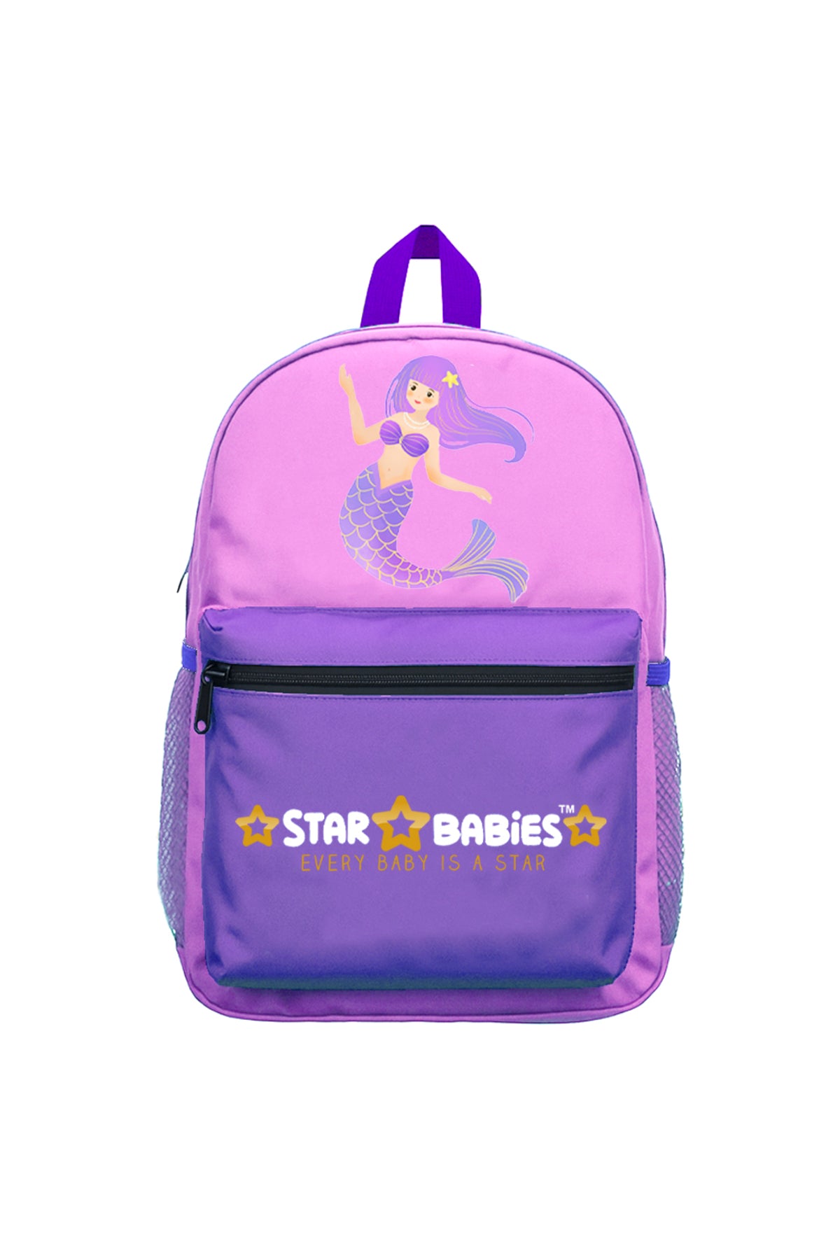Star Babies - Kids Backpack - Mermaid - Lavender - 16-Inch/41cm