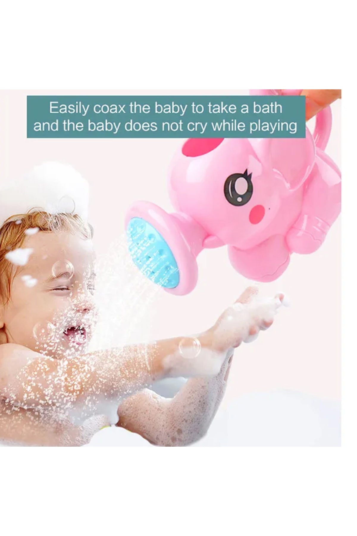 Star Babies - Combo Shower Cap & Watering Kettle Toy - Pink