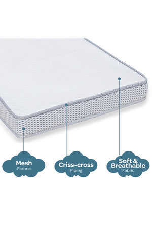 Moon Foam Baby Crib Mattress  - 70 x 133 x 10 cm